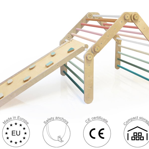 Triangle d'escalade pliable, Kletterdreieck, Kletterbogen, Baby gym, Triangle Pickler, Triangle pliable, Arc d'escalade, Salle d'escalade