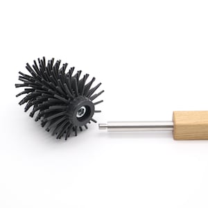 Porte-brosse de toilette LARA en bois, chêne massif image 4