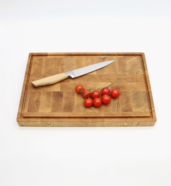 Stirnholz Schneidebrett Grano aus Eiche