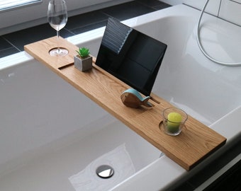 LEA bathtub shelf made of wood