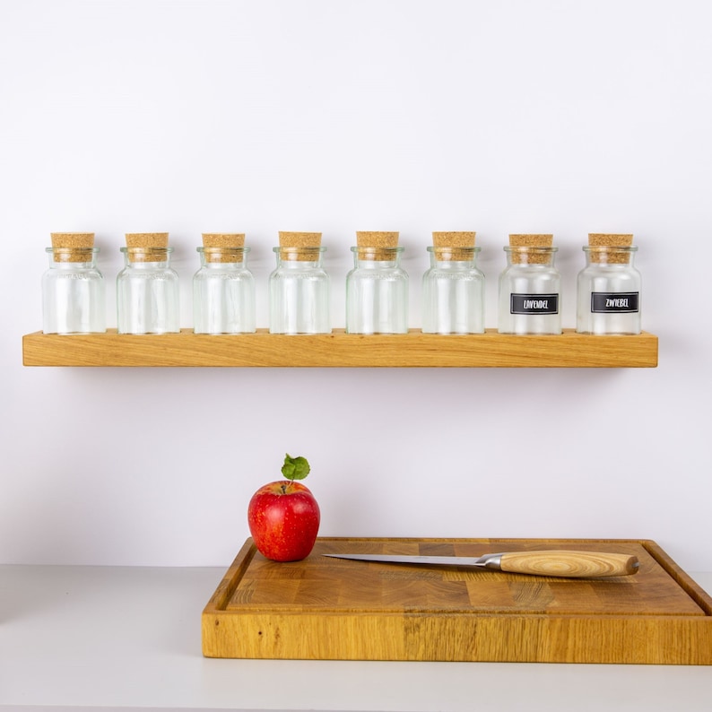 Spice rack Spico made of oak suitable for Ankerkraut image 4