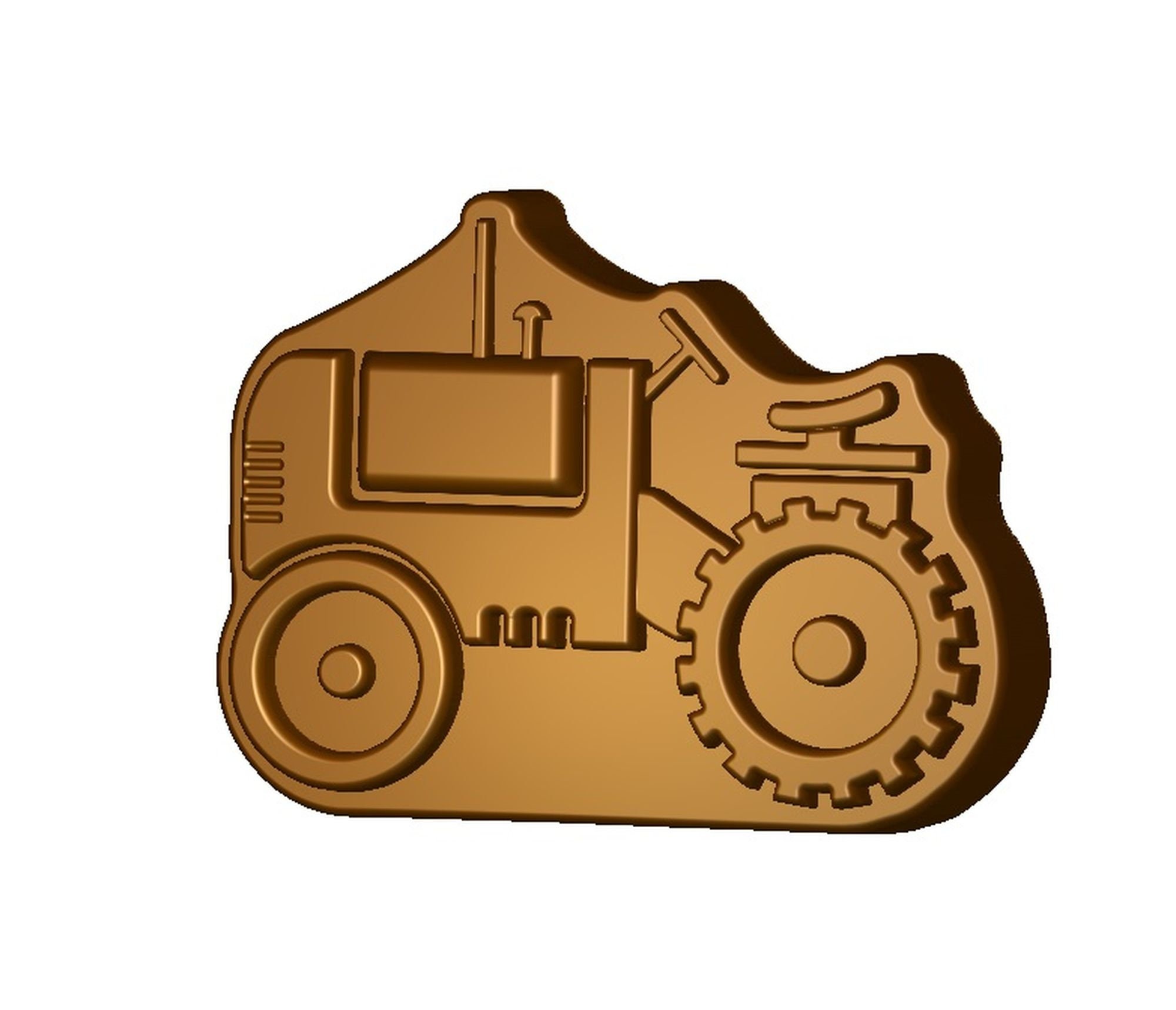 Tractor STL File for 3D printers and CNC router Transport Stl Etsy