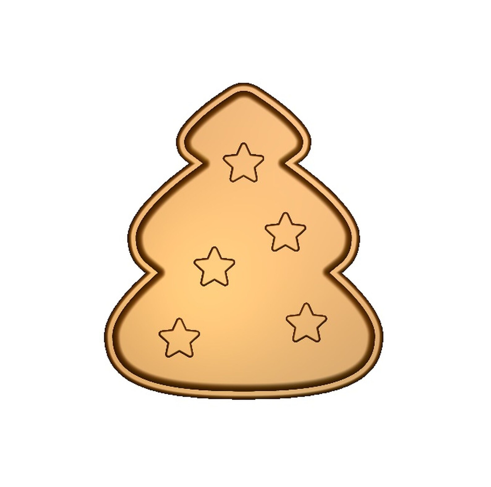 Christmas tree STL File for 3D printers and CNC router Etsy