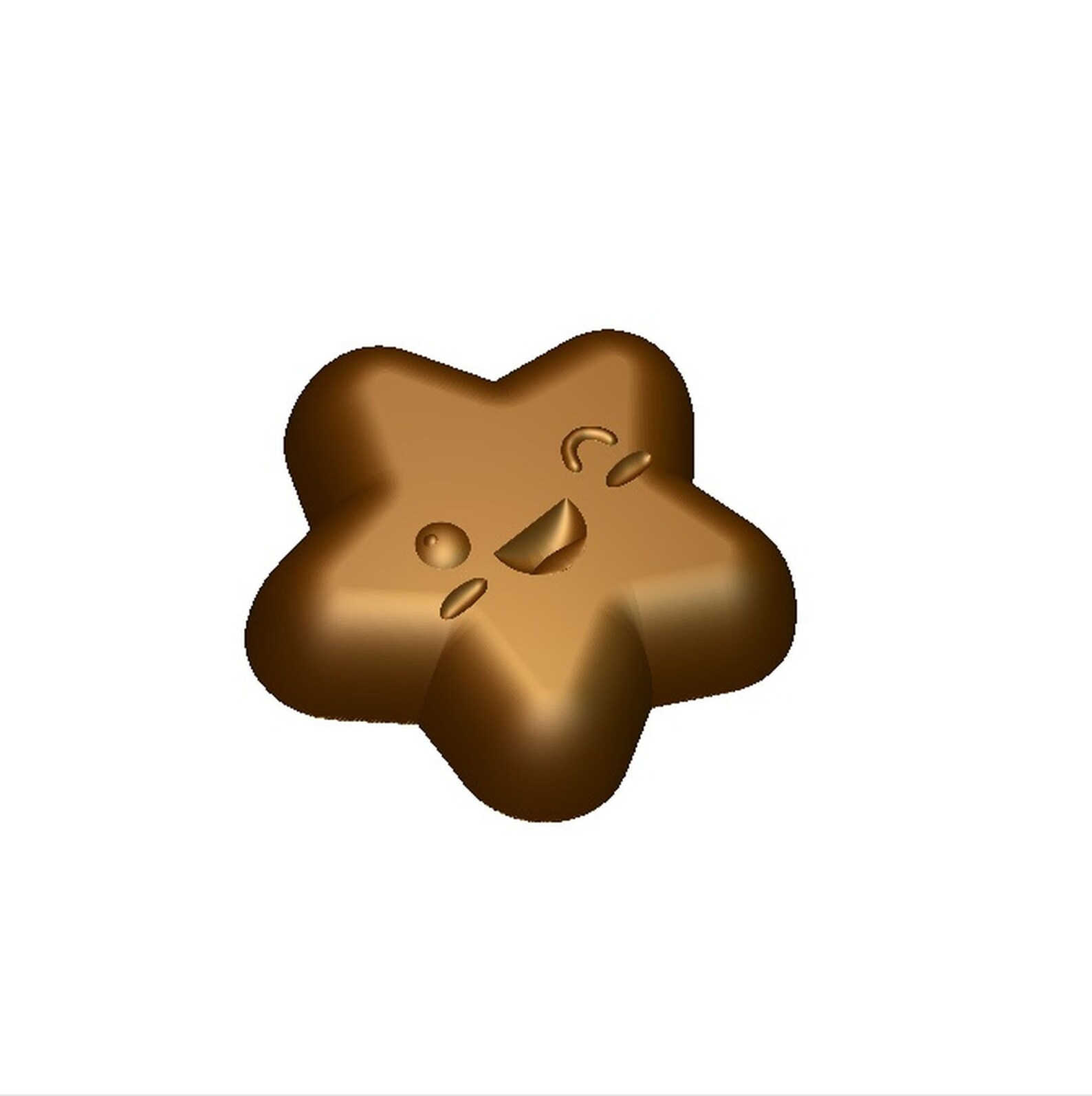 Star STL File for 3D printers and CNC router Star STL model Etsy