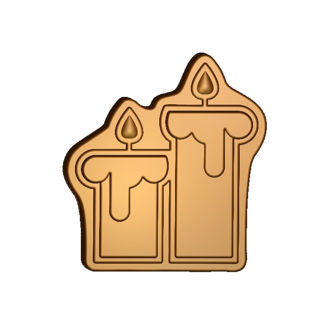 Candles Stl File for 3D Printers and CNC Router Halloween STL Etsy