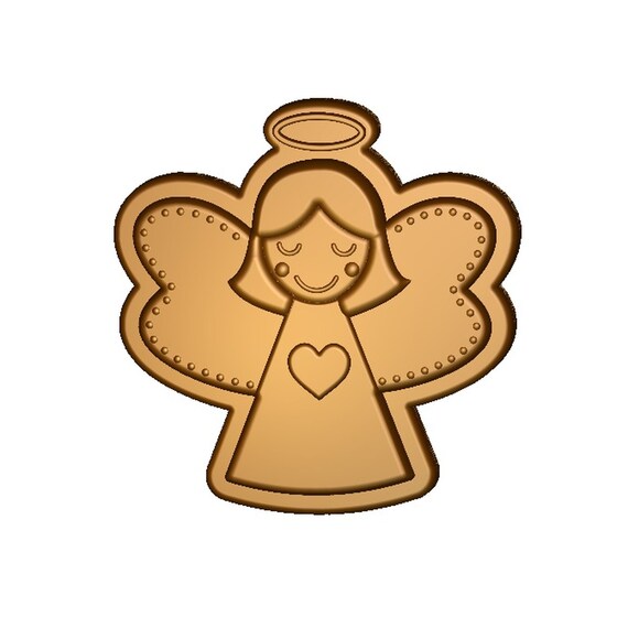 Weihnachten Engel Stl Datei Fur 3d Drucker Und Cnc Fraser Etsy