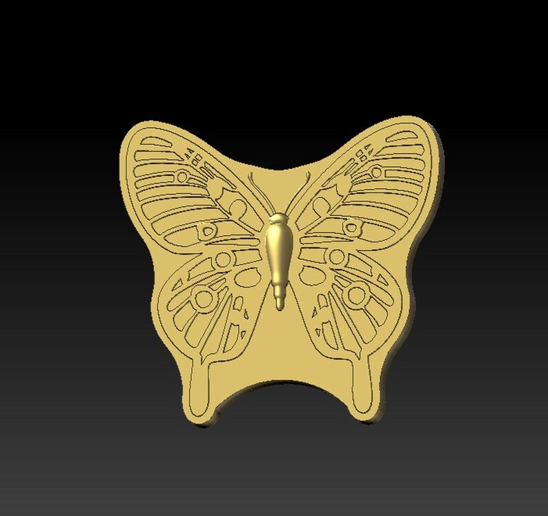 Butterflies 2 Stl models for cnc routers or 3d printers Etsy