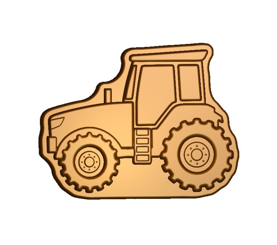 Tractor STL File for 3D printers and CNC router Transport Stl Etsy