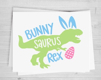 Bunny Saurus Rex, DTF Transfer Sheet, Any Size, Heat Transfer, Ready to Press, Ready to Apply, Direct to Film