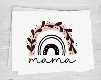 Mama, Mother's Day, DTF Transfer Sheet, Mama Shirt Design, Any Size, Heat Transfer, Ready to Press, Ready to Apply, Direct to Film