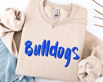 Custom Team Name Sweatshirt, Sports Mascot Sweatshirt, Custom School Pullover, Gift Idea, Sports Mom Shirt