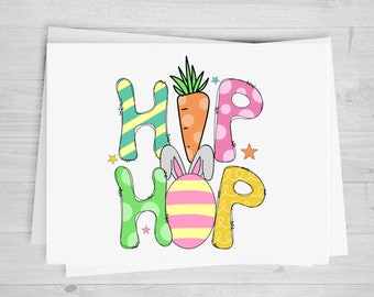 Hip Hop Easter, DTF Transfer Sheet, Easter Bunny, Any Size, Heat Transfer, Ready to Press, Ready to Apply, Direct to Film