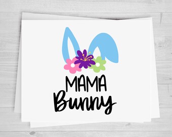 Mama Bunny, DTF Transfer Sheet, Any Size, Heat Transfer, Ready to Press, Ready to Apply, Direct to Film