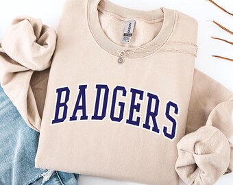 Custom Team Name Sweatshirt, Sports Mascot Sweatshirt, Custom School Pullover, Gift Idea, Sports Mom Shirt
