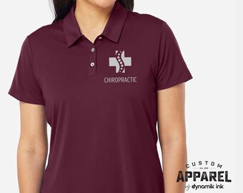 Woman's Custom Logo Polo, Custom Apparel for Business or Event, Athletic Performance Polo, Custom Design, Design Proof Prior to Printing