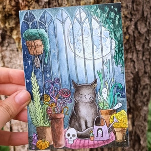 Jardin d'hiver au clair de lune (tirage au sort 2023) - Mini impression