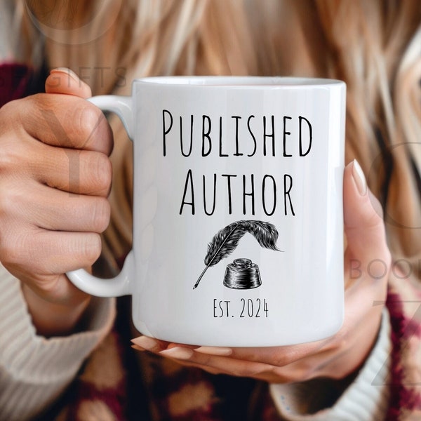 Published Author Gift, Gift For New Author, Published Author Mug, Writer Gift, Writer Cup, Writer Mug, Gift For Book Lovers, Bookworm Gift