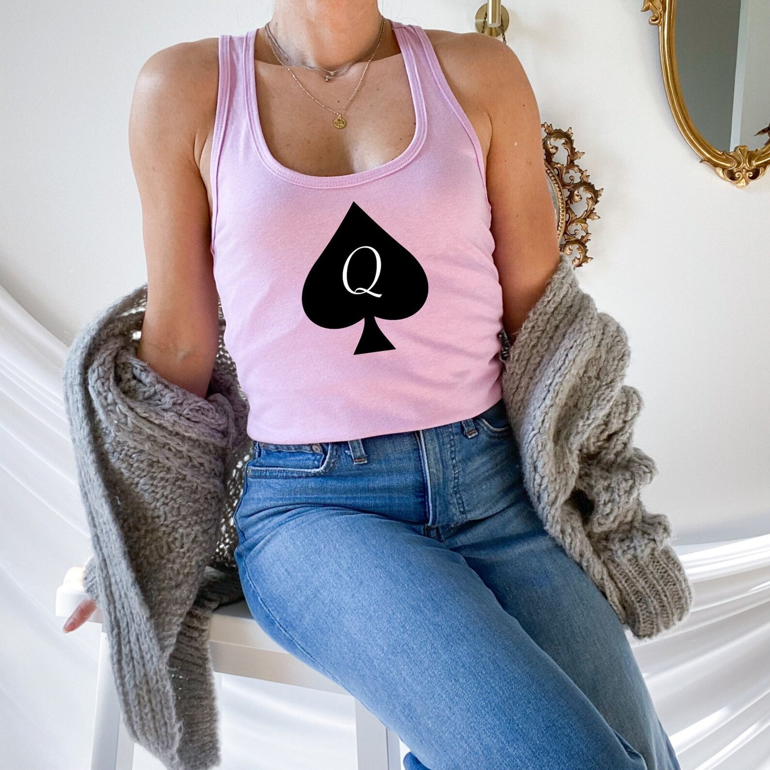 QOS Clothing QOS Shirt Queen of Spades Hotwife Cuckold Etsy