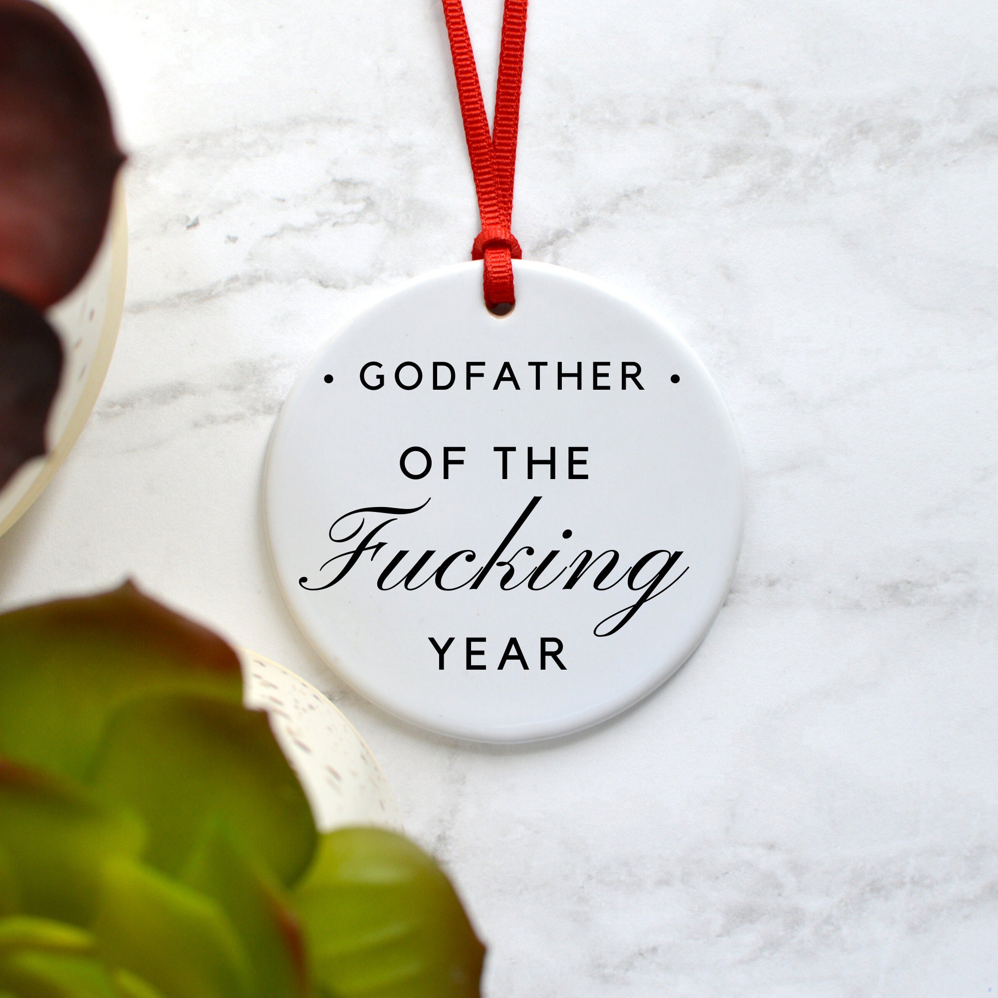 Godfather Christmas Ornament 