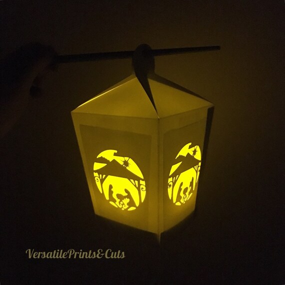Download Lamp Template Christmas Ornament Lamp Svg 3d Lantern Svg 3d Lantern Lantern Template Shadow Box Template Bamboo Lantern Home Decor Kids Crafts Craft Supplies Tools