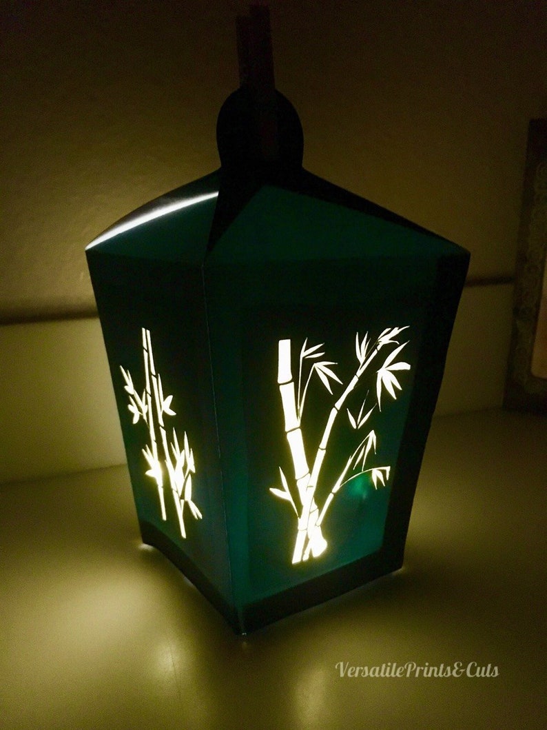 Download 3D lantern bamboo lantern 3D lantern svg lantern template ...