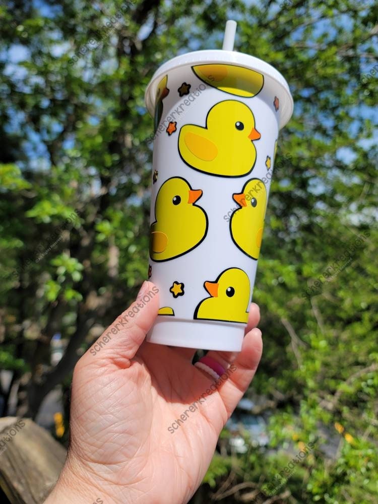 Yellow Rubber Duck Cold Cup - Etsy