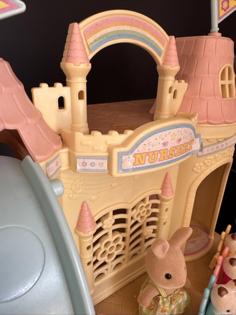 Set de guardería infantil Castillo de Sylvanian Families Incompleto (H25) imagen 4