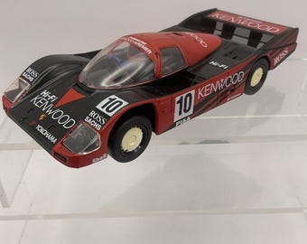 Porsche 962 Kenwood C486 de Scalextric, modelo de exhibición, coche de slot vintage de 1998