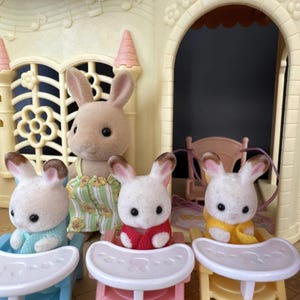 Set de guardería infantil Castillo de Sylvanian Families Incompleto (H25) imagen 8