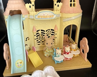 Set de guardería infantil Castillo de Sylvanian Families Incompleto (H25)