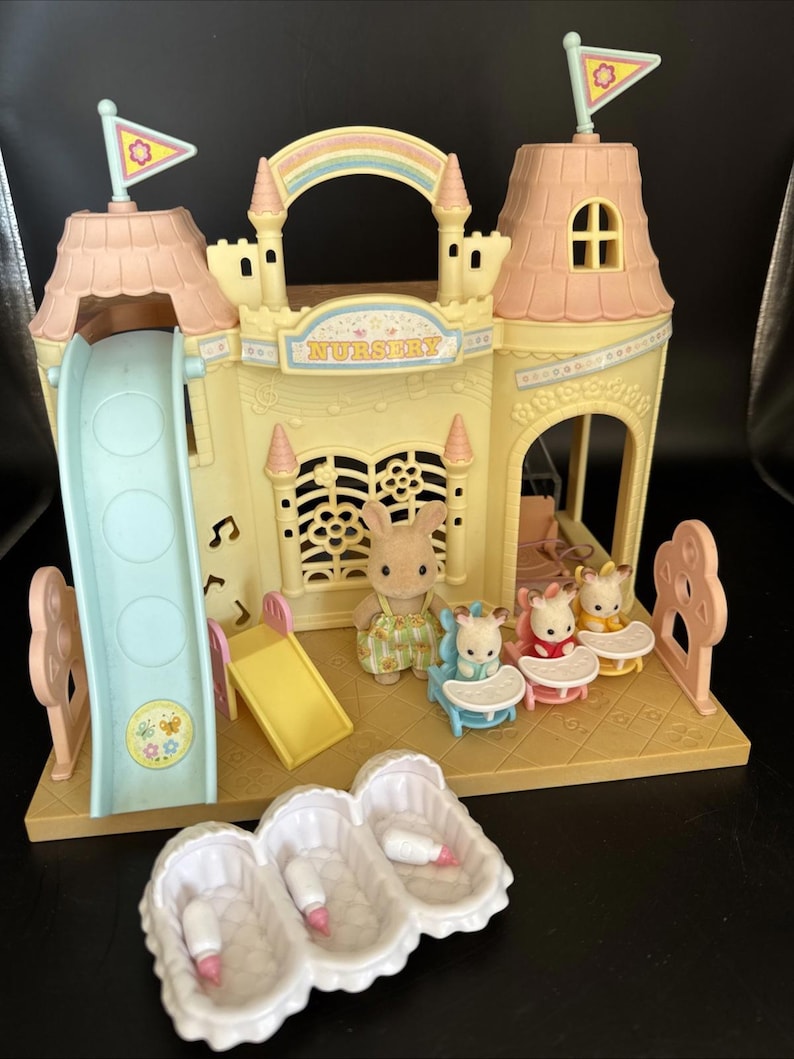 Set de guardería infantil Castillo de Sylvanian Families Incompleto (H25) imagen 1
