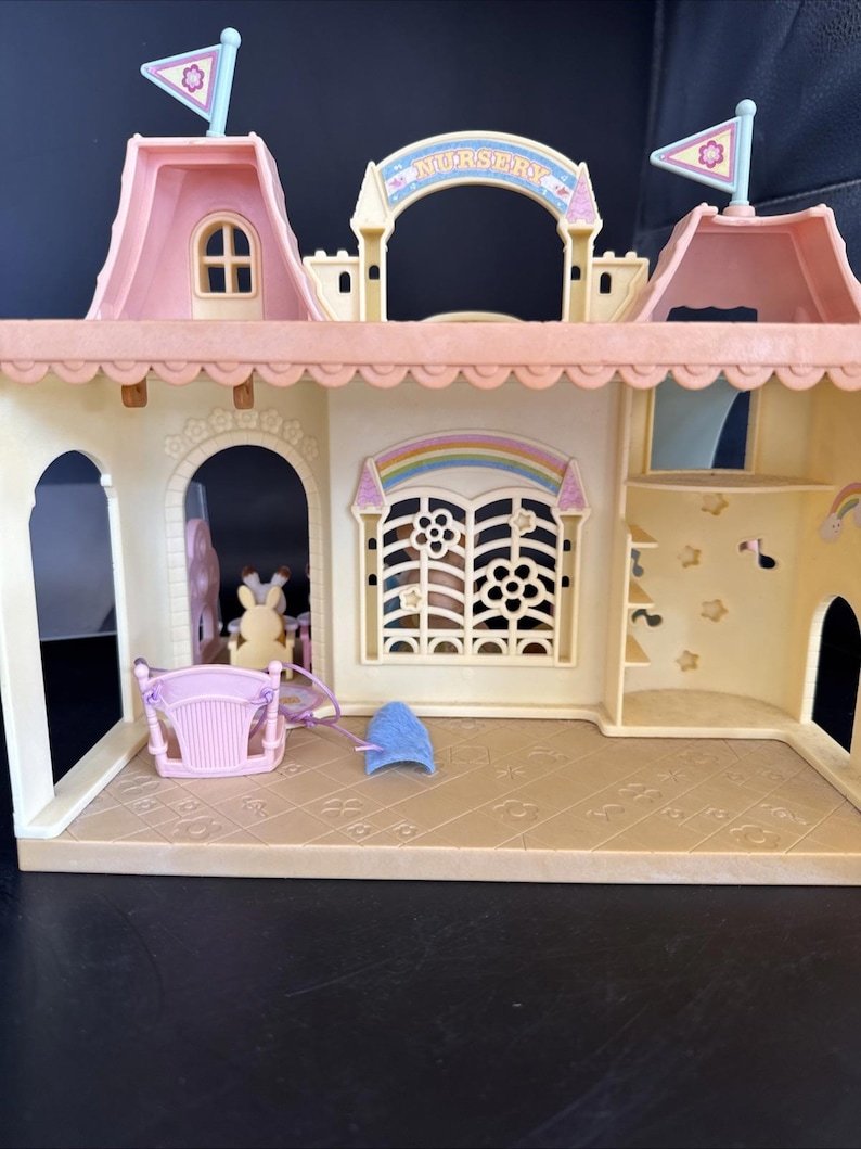 Set de guardería infantil Castillo de Sylvanian Families Incompleto (H25) imagen 6