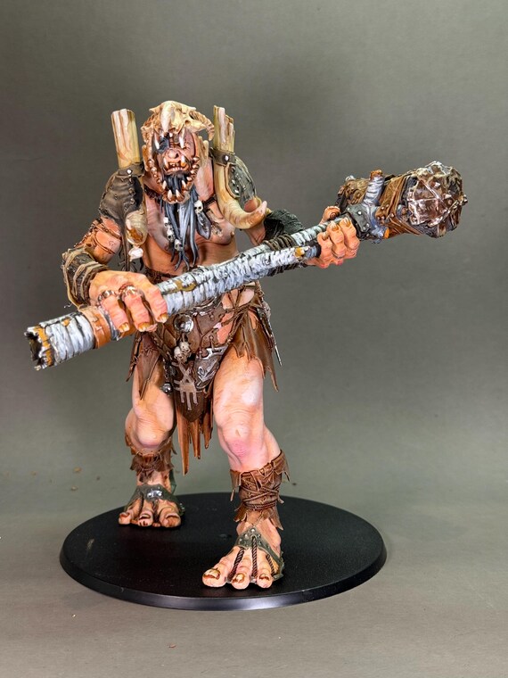 【未開封】Warhammer King Brodd ミニチュア Warhammer Age of Sigmar King Brodd Hand Painted Miniature Ready to