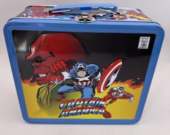 Lonchera y termo clásicos de Capitán América de Tin Titans PX: avances exclusivos y nuevos