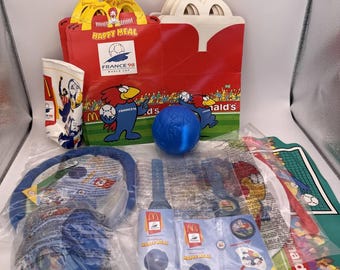Paquete de Cajita Feliz de McDonald's Francia 1998