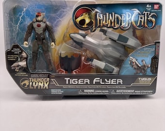 Figuras Bandai Thundercats 2011: Tiger Flyer y Tygus. Nuevo paquete sellado.