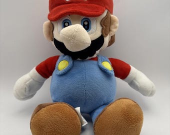Vintage Super Mario Soft Toy Plush Nintendo 12” Retro VGC Original Authentic
