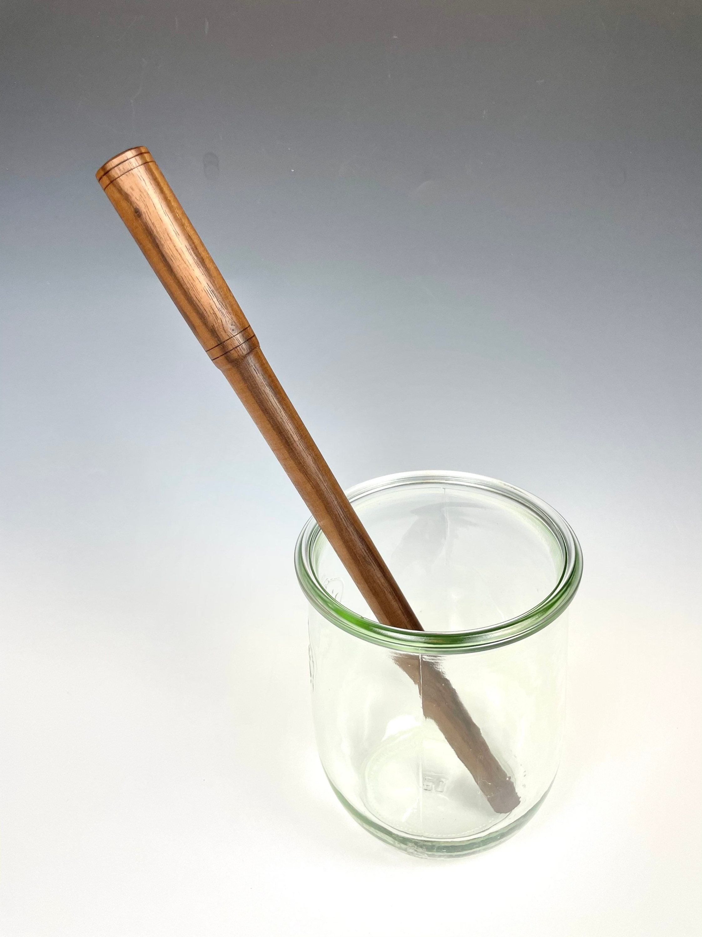 Handmade Wooden Maple Spurtle Whisk Drink Stirrer