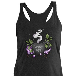 Witch&#39;s Brew Tank Top Cute Halloween Tank Top Women Witch Clothing Women Witchy Tank Top Gifts for Witches Tank Top Witchcraft Gift Samhain