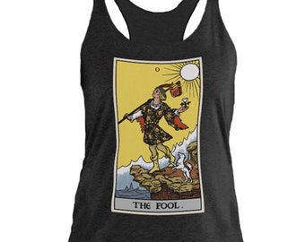 The Fool Tarot Card Débardeur Femmes Revival Tarot Major Arcana Tarot Débardeur Spirituel Débardeur Sorcière Débardeurs Sorcellerie Vêtements Cadeaux