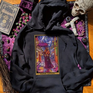 Marie Laveau ジャスティス タロットカード パーカー マルディグラ パーカー ニューオーリンズ ブードゥー クイーン 魔女 パーカー 魔女パーカー 魔術 スウェットシャツ ギフト