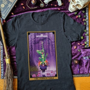 The Goddess Tara The Hanged Woman Tarot Card Shirt Hindu Shirts Indian Witchcraft Clothing Pagan Buddhist T Shirt Witch Tee Witchy T-Shirt