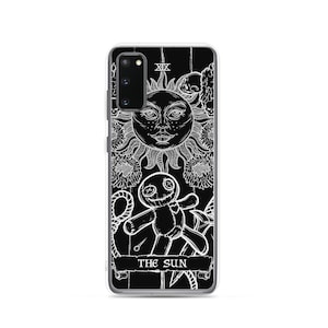 The Sun Tarot Card Phone Case New Orleans Voodoo Doll Pagan Witchcraft Altar Gift for Samsung Galaxy S22 Plus Ultra S21 S20 S10 S10+ S10e