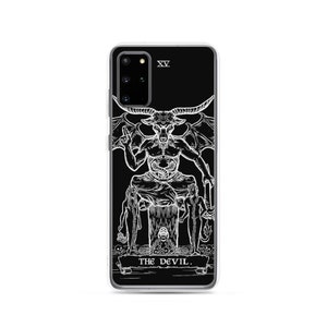 Coque pour téléphone The Devil Tarot Card Baphomet Gothic Satanic Occult Goth Gifts pour Samsung Galaxy S24 Plus Ultra S23 S22 S21 S20 S10 S10 + S10e