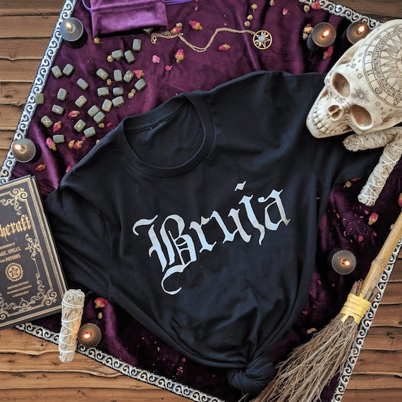 Bruja Shirt Halloween Gothic Witch Clothing Women Plus Size Gifts for  Witches Dia De Los Muertos Witchcraft Gift for Her Goth Girl Clothes -   Israel