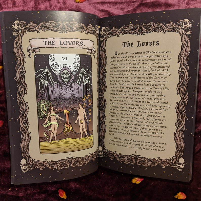 Terror Tarot Deck 23 Card Major Arcana Tarot Card Deck and Guidebook Gothic Halloween Tarot Deck image 6