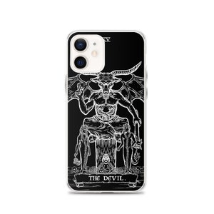 The Devil Tarot Card iPhone Case 15 Pro Max Plus 14 13 Mini 12 11 Baphomet Goth Satanic Phone Case Gothic Phone Case Witch Phone Horror Gift