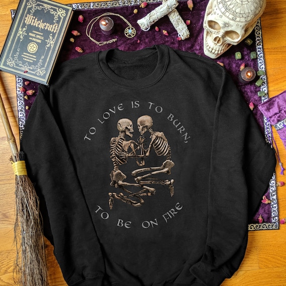 Skeleton Lovers Sweatshirt Halloween 
