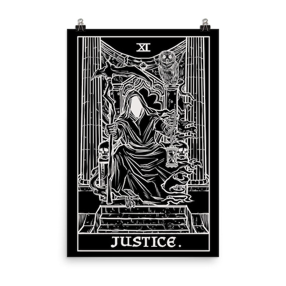 Tarot Card 8 La Justice (Justice) available as Framed Prints, Photos, Wall Art and Photo Gifts #573021