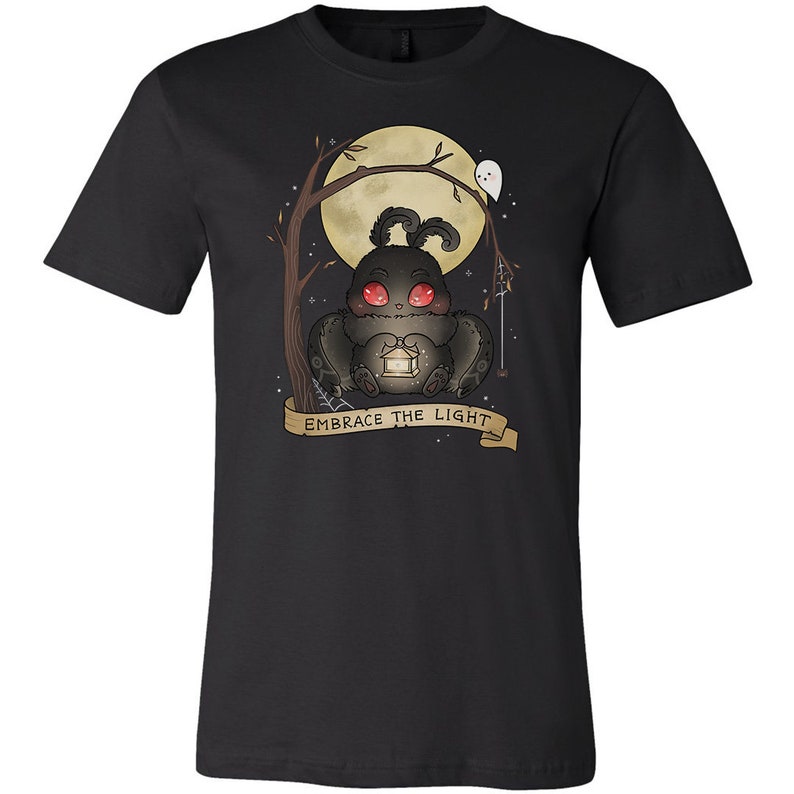 Embrace The Light Baby Mothman Spooky Cute Tee Shirt